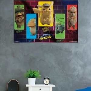 Wall Art Pokmon Detective Pikachu Poster Boys Room Decor Poshmark